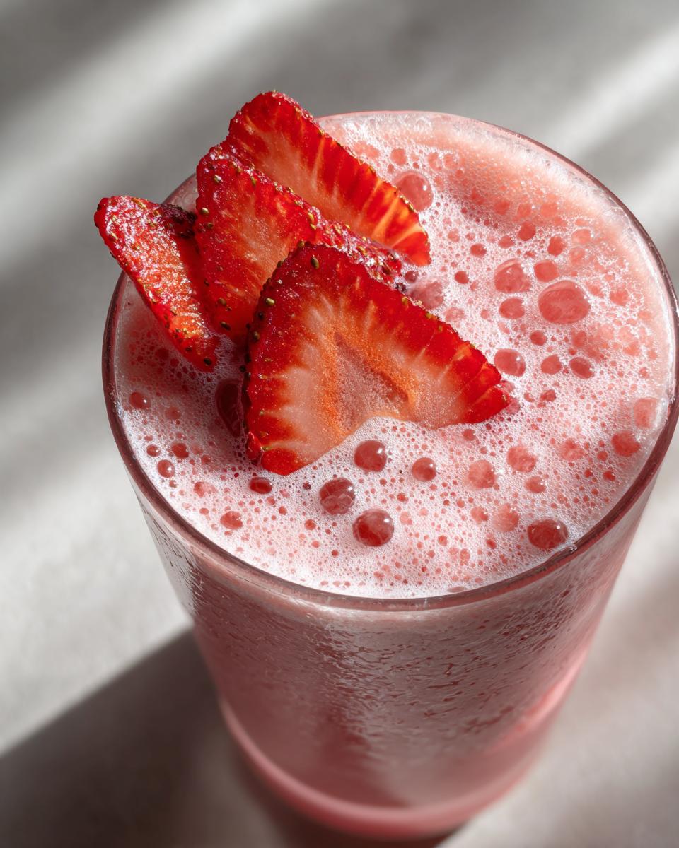 Virgin Strawberry Pina Colada - detail 2