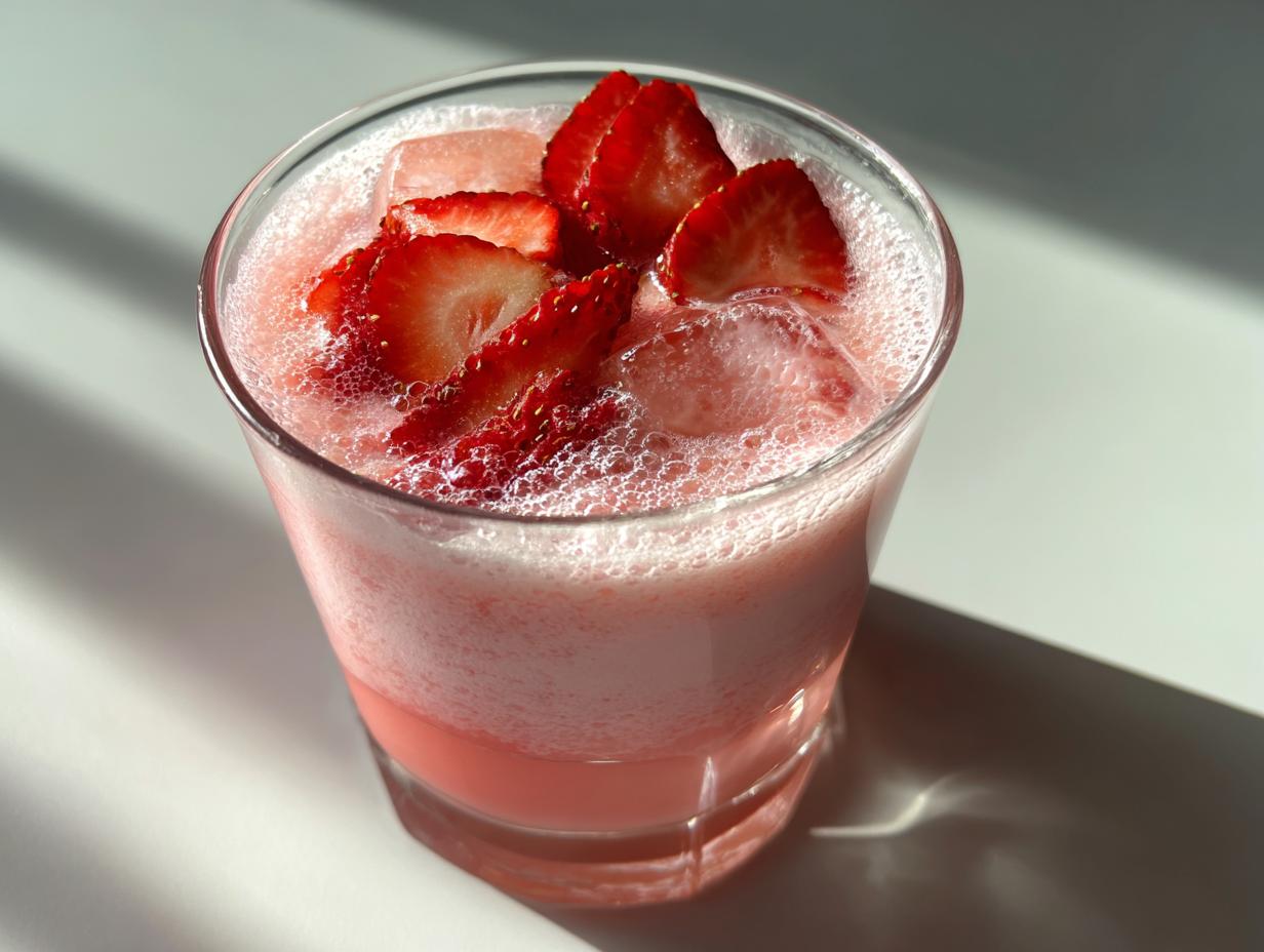 3-Ingredient Virgin Strawberry Pina Colada Magic in Minutes