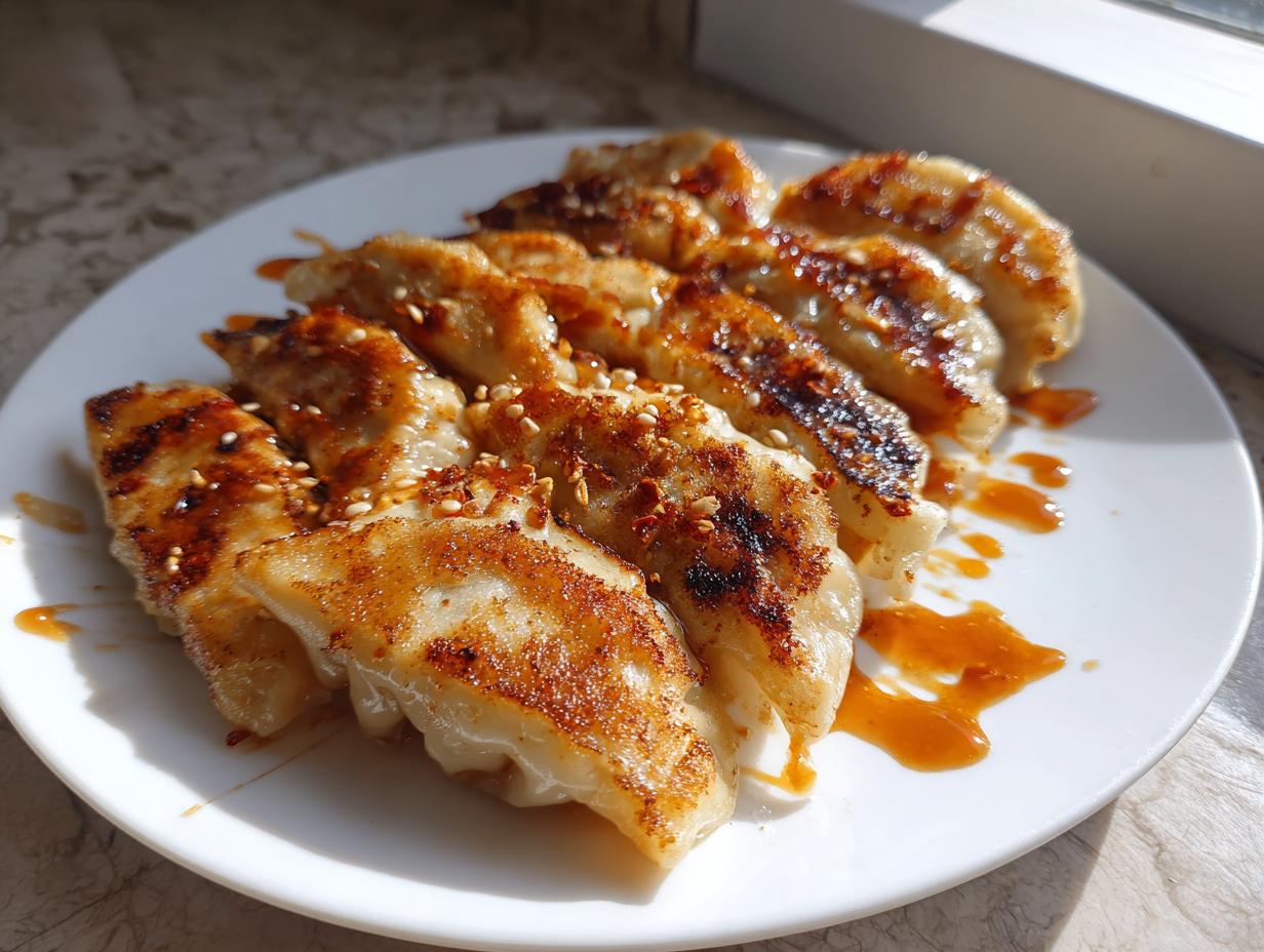 Savory 15-Minute Dumplings with Peanut-Chili Sauce Bliss
