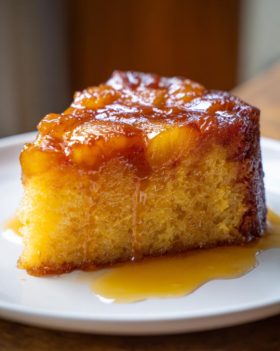 Apple Upside-Down Cake - detail 1