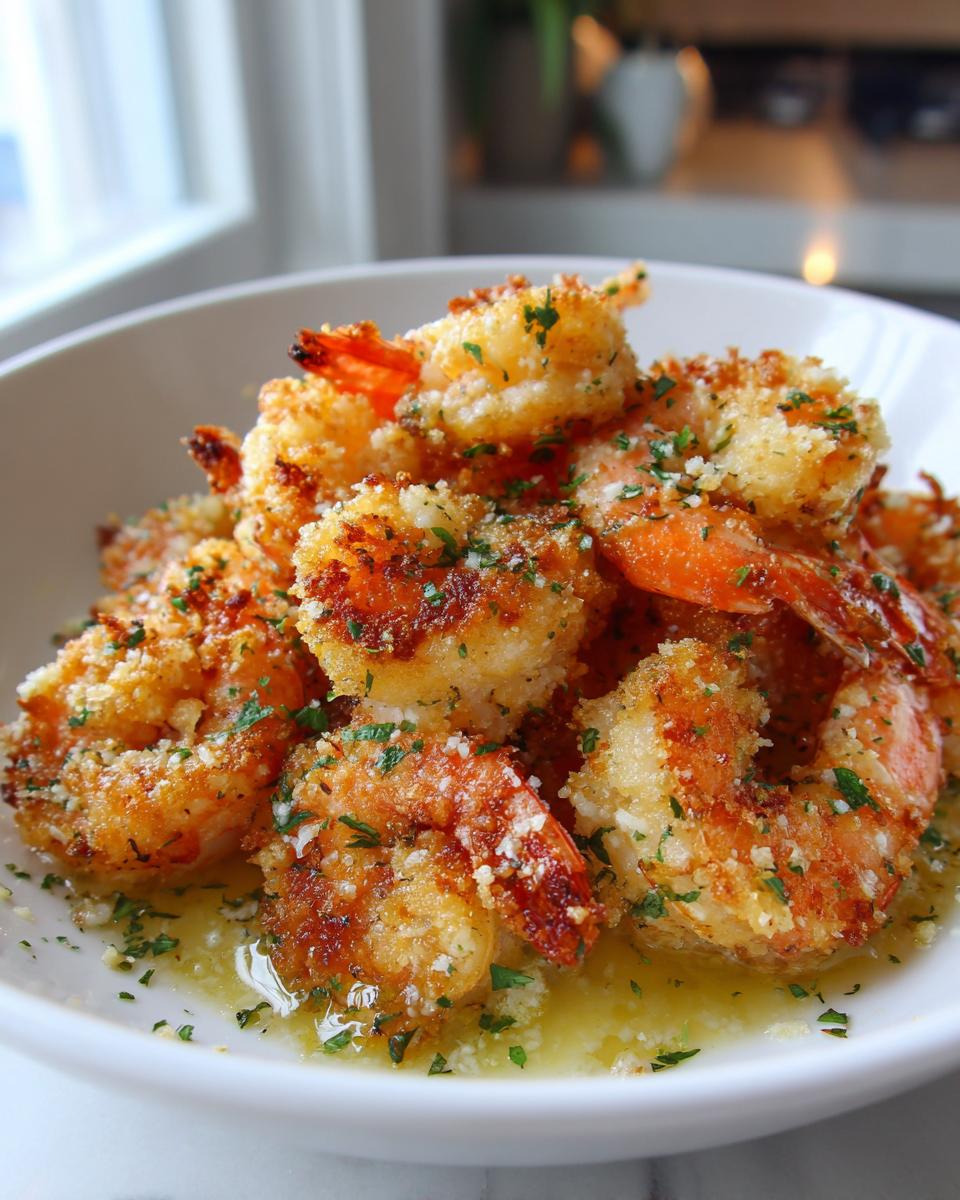 Baked Shrimp Scampi with Parmesan Breadcrumbs - detail 3