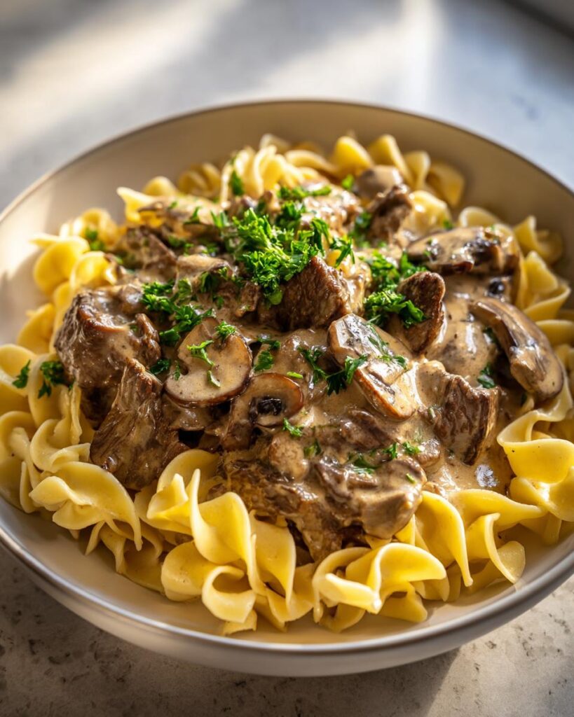 Beef Stroganoff