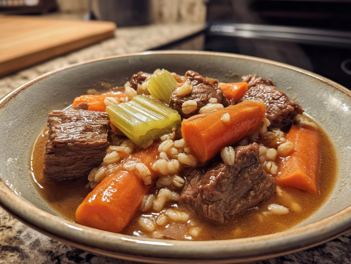 Hearty Beef and Barley Stew – 1 Pot Comfort Magic