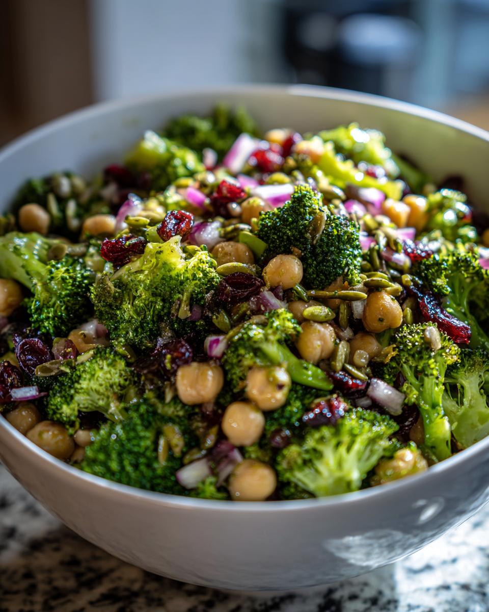 Broccoli Chickpea Salad - detail 1