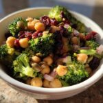 Broccoli Chickpea Salad