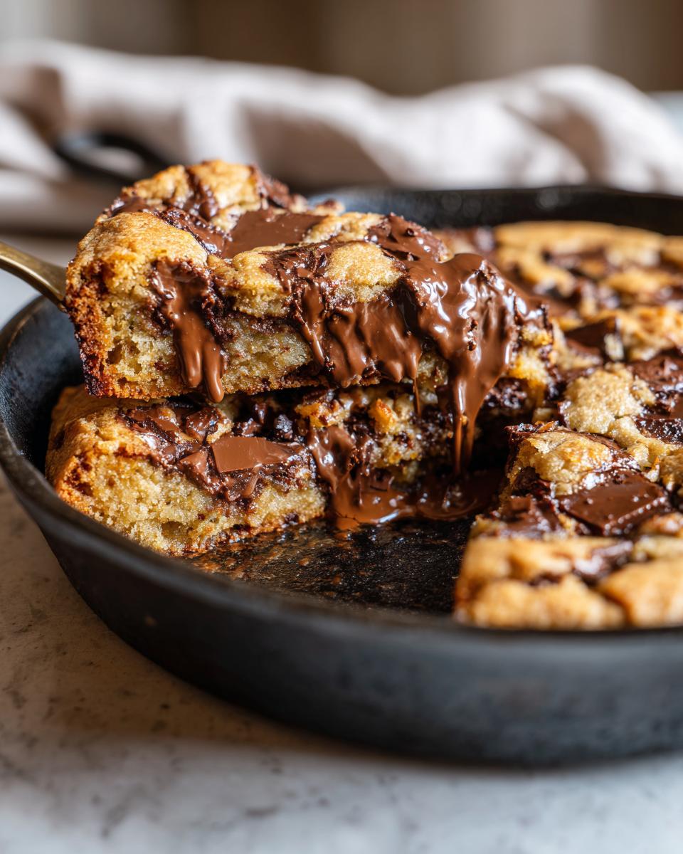 Brown-Butter Chocolate Chunk Skillet Cookie - detail 1