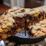 Brown‑Butter Chocolate Chunk Skillet Cookie
