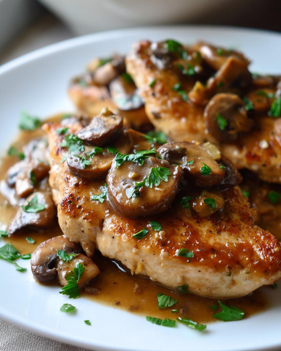 Chicken Marsala - detail 2