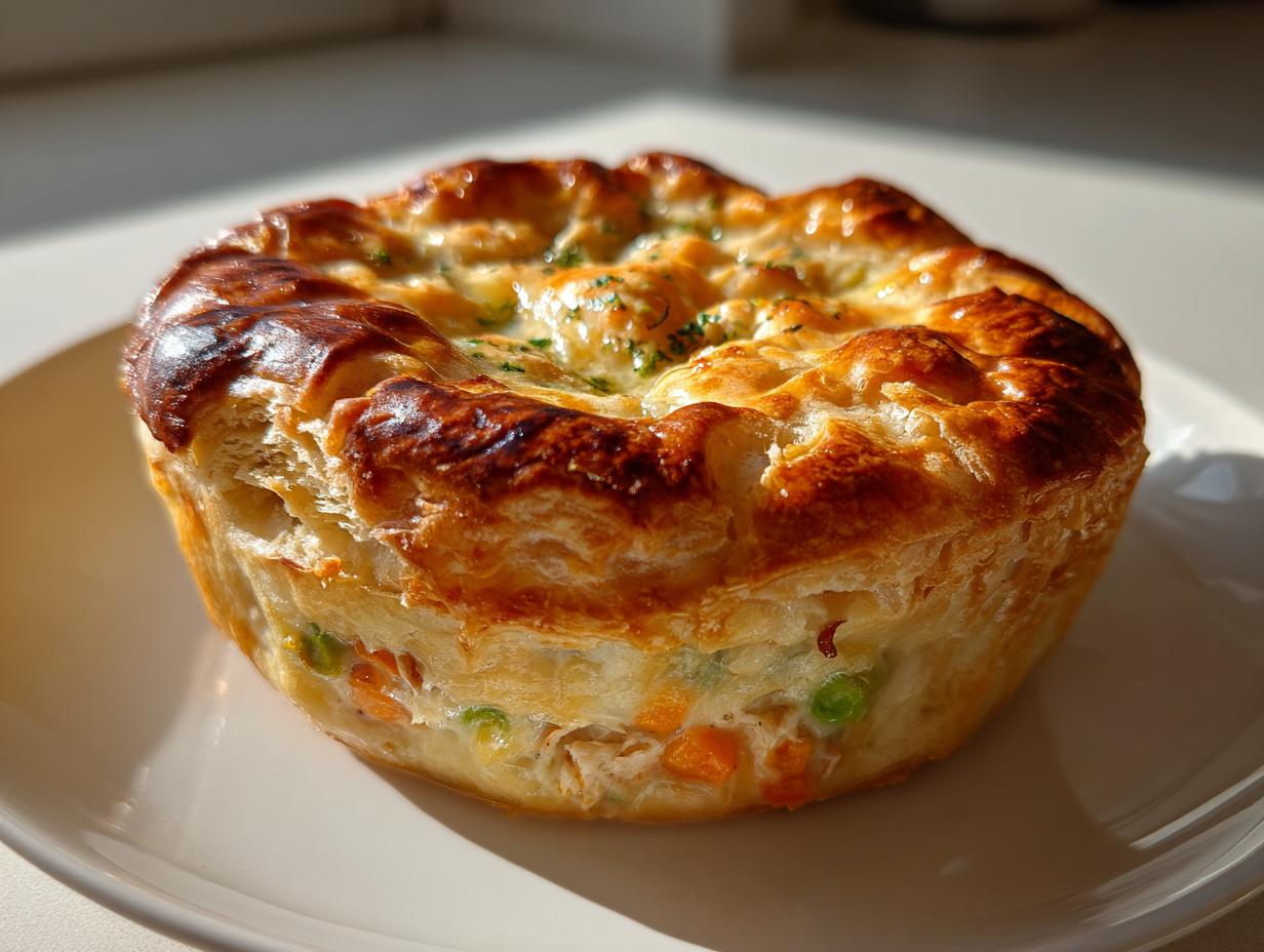5-Ingredient Chicken No-Pot Pie Recipe – Effortless Comfort