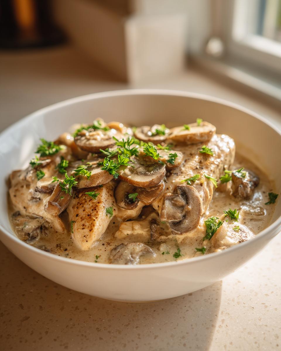Chicken Stroganoff - detail 1