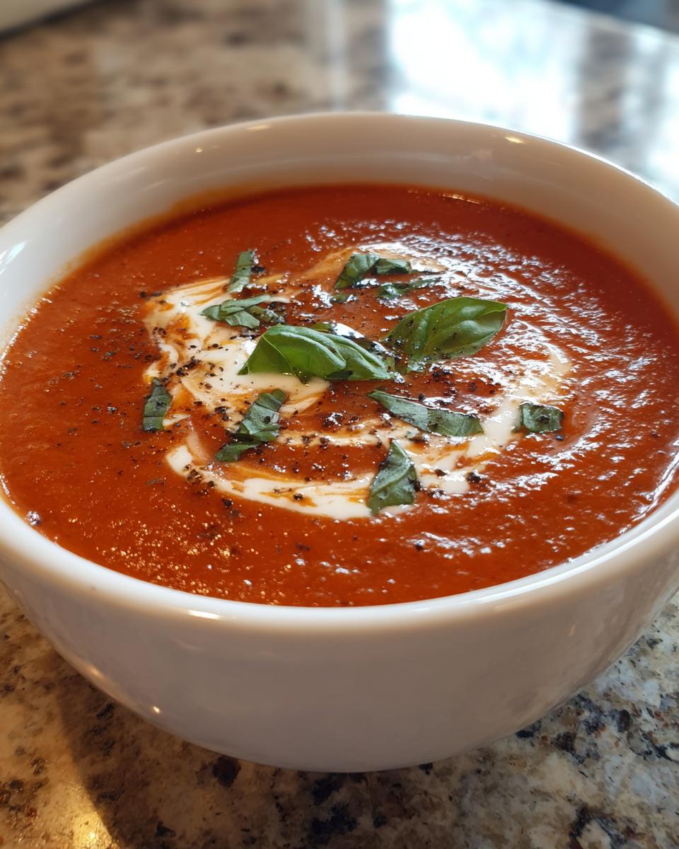 Creamy Tomato Basil Soup - detail 2