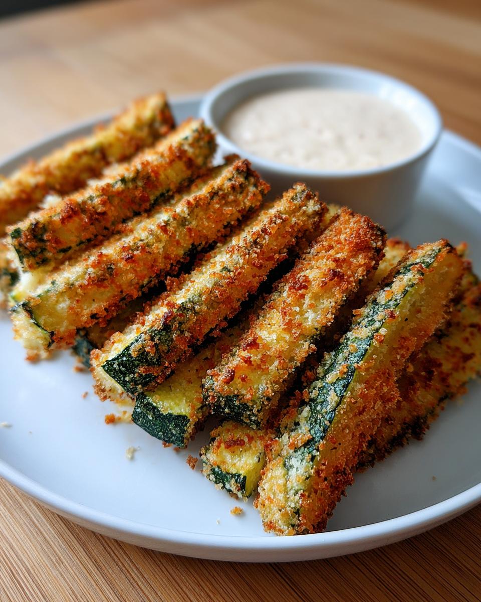 Crispy Baked Zucchini Fries - detail 1