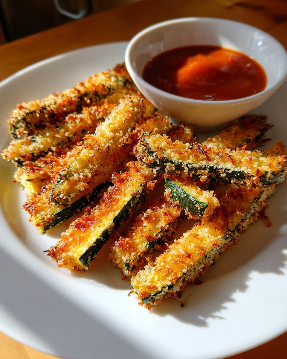 Crispy Baked Zucchini Fries - detail 3
