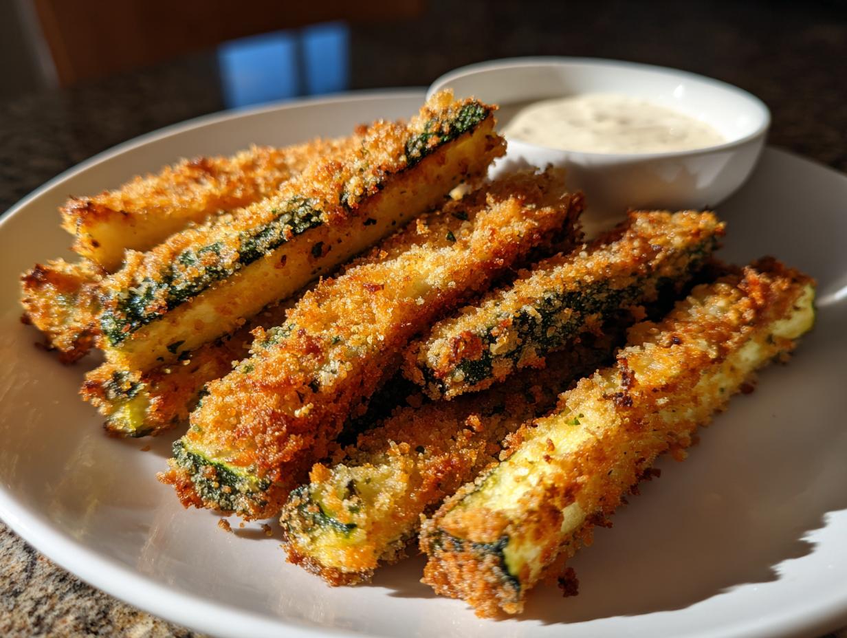 Irresistible Crispy Baked Zucchini Fries in 40 Minutes