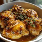 Crockpot Pumpkin Beer Braised Chicken
