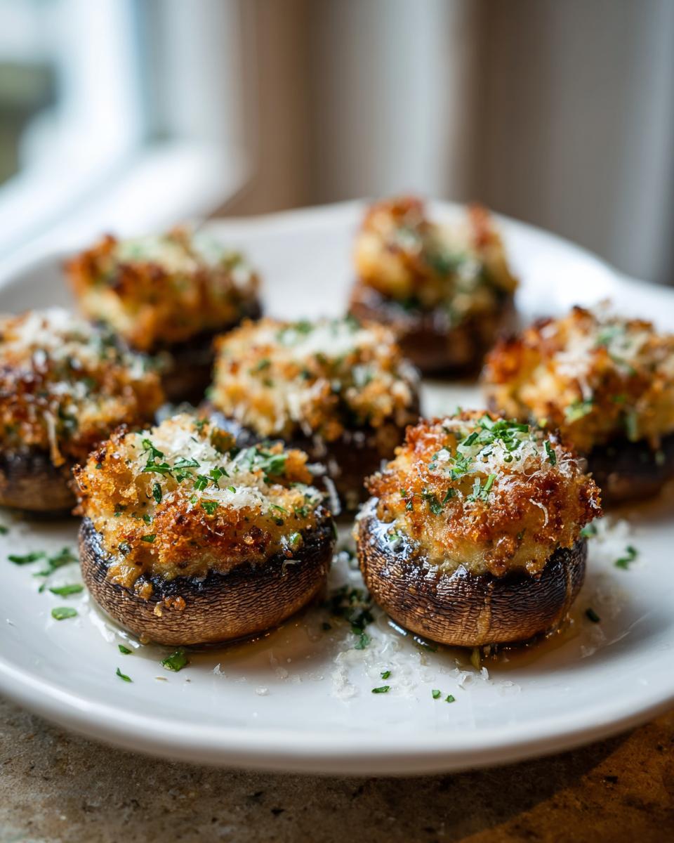 Garlic Parmesan Stuffed Mushrooms - detail 1