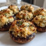 Garlic Parmesan Stuffed Mushrooms