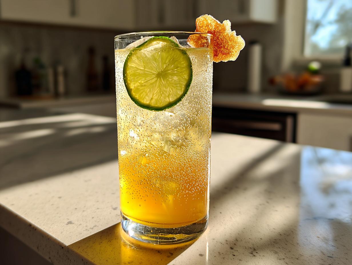 Spooky Delight: Ghostly Ginger Cocktail in Just 5 Minutes
