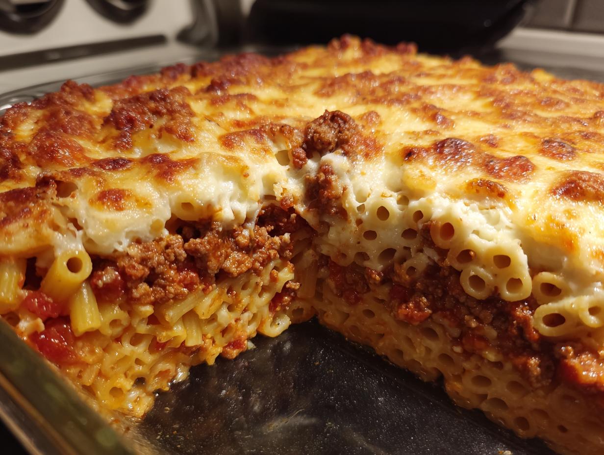 Creamy 5-Ingredient Macarona Forn for Ultimate Comfort