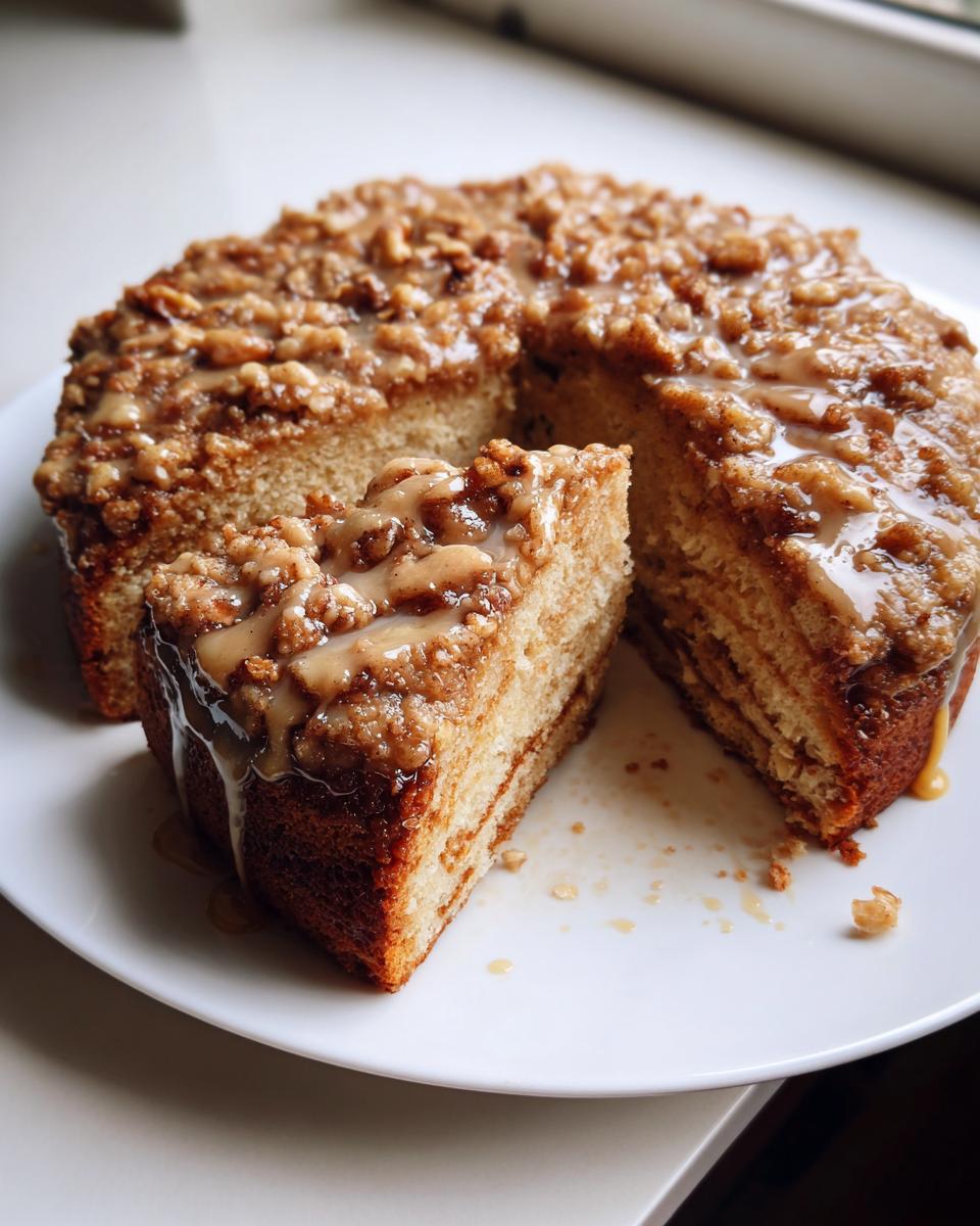 Maple Streusel Cake - detail 1