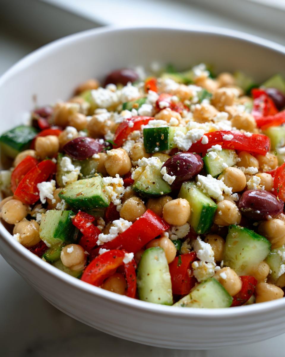 Mediterranean Chickpea Salad - detail 1