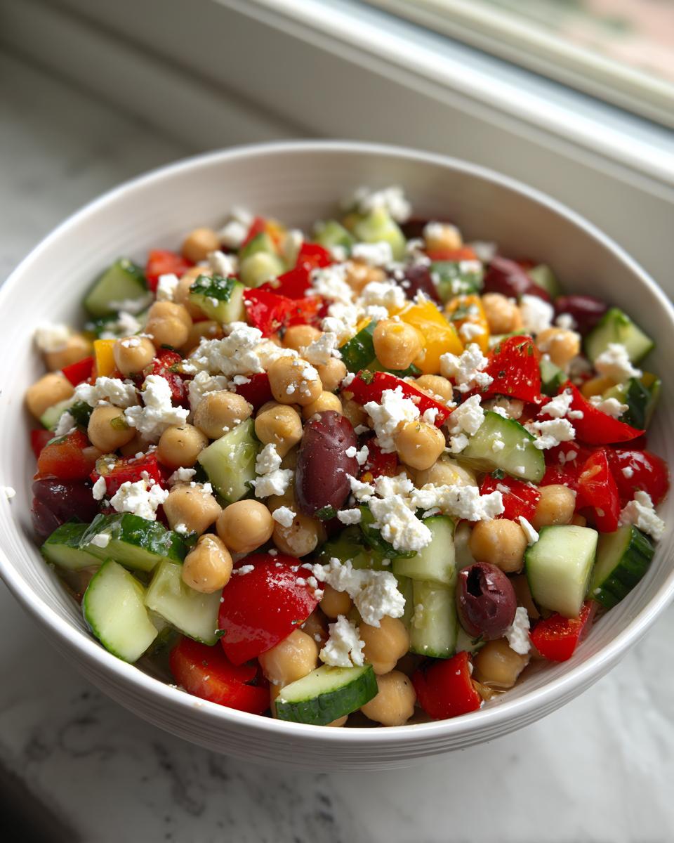 Mediterranean Chickpea Salad - detail 2