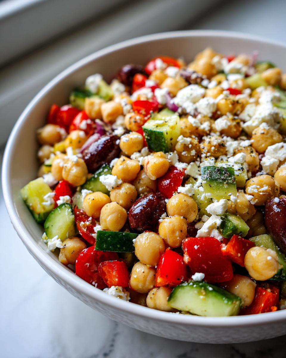 Mediterranean Chickpea Salad - detail 3