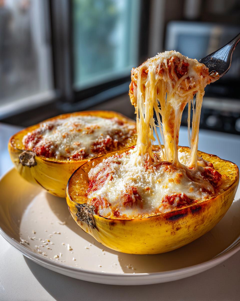 Mini Spaghetti Squash Lasagnas - detail 1