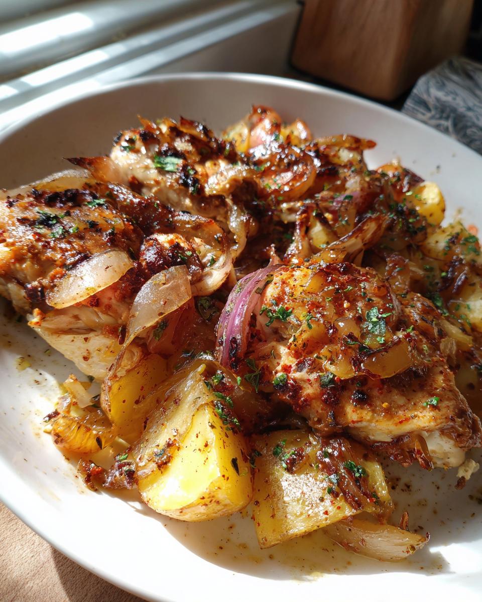 Musakhan (Palestinian Sheet-Pan Chicken and Potatoes) - detail 1