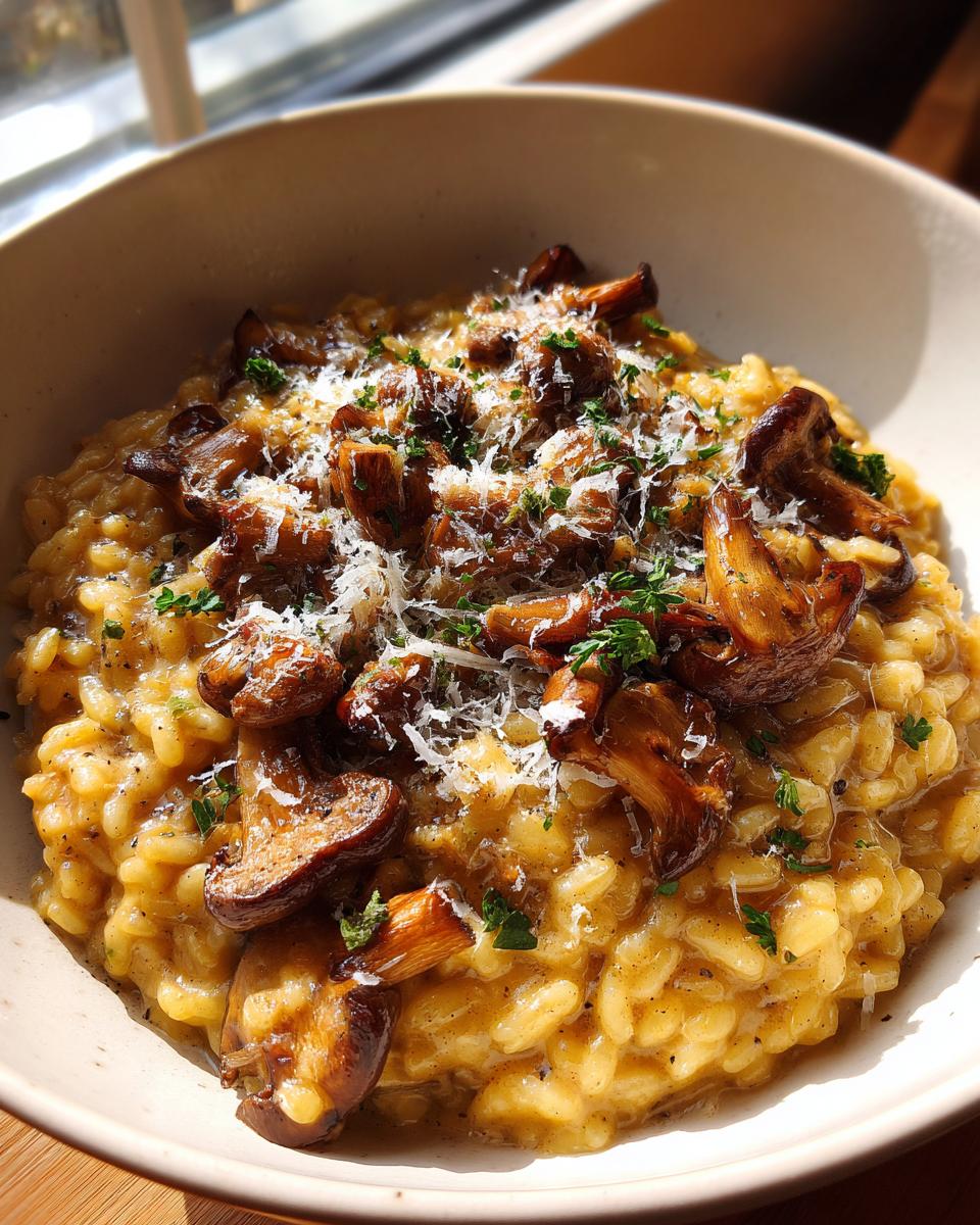 Mushroom Risotto - detail 2