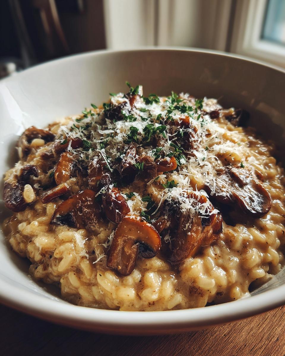 Mushroom Risotto - detail 3