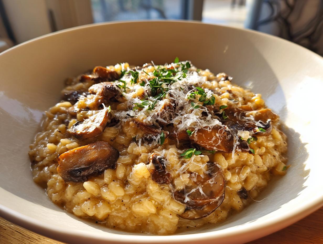 Mouthwatering 30-Minute Mushroom Risotto That Will Amaze You