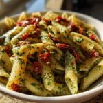 Pesto Penne with Sun-Dried Tomatoes