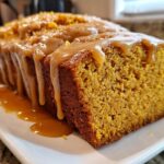 Pumpkin Bread with Salted Brown Butter Glaze