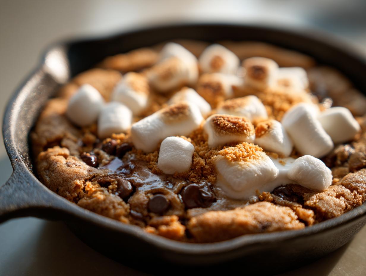 10-Minute Prep S’Mores Skillet Cookie Will Amaze You