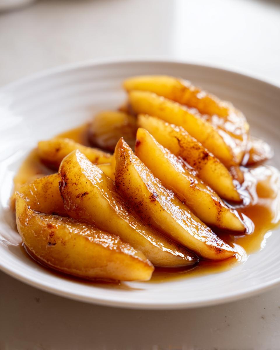 Seared Apples with Brandied Cider Syrup - detail 1
