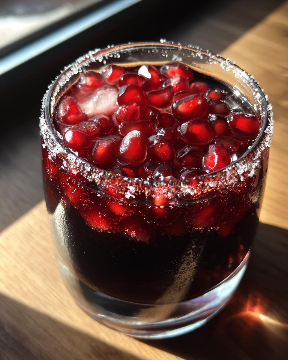 Smoky Black Pomegranate Cocktail - detail 1