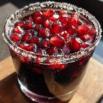 Smoky Black Pomegranate Cocktail