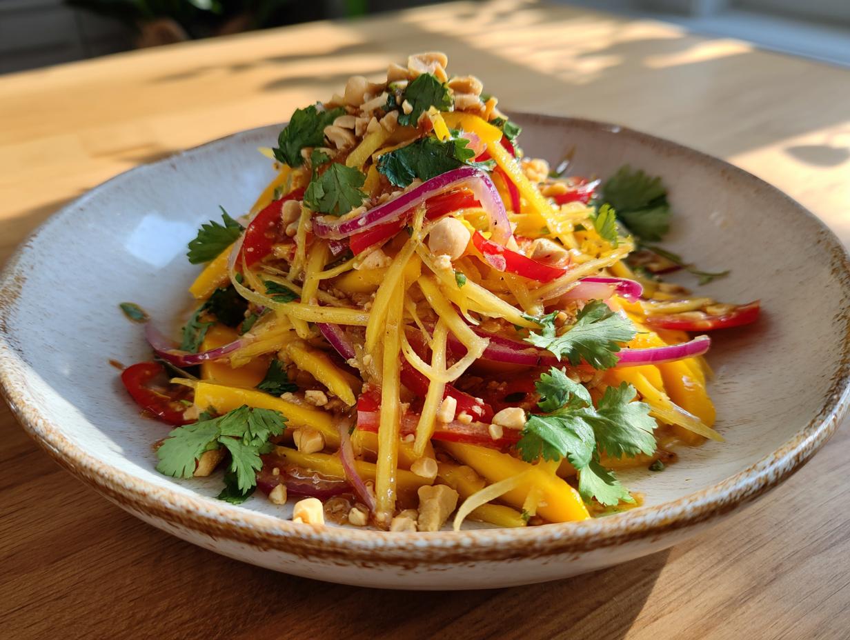 Best Thai Mango Salad Recipe Ready in 15 Minutes