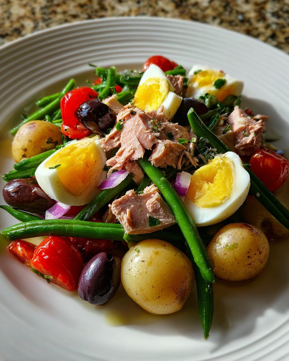 Tuna Nicoise Salad - detail 1