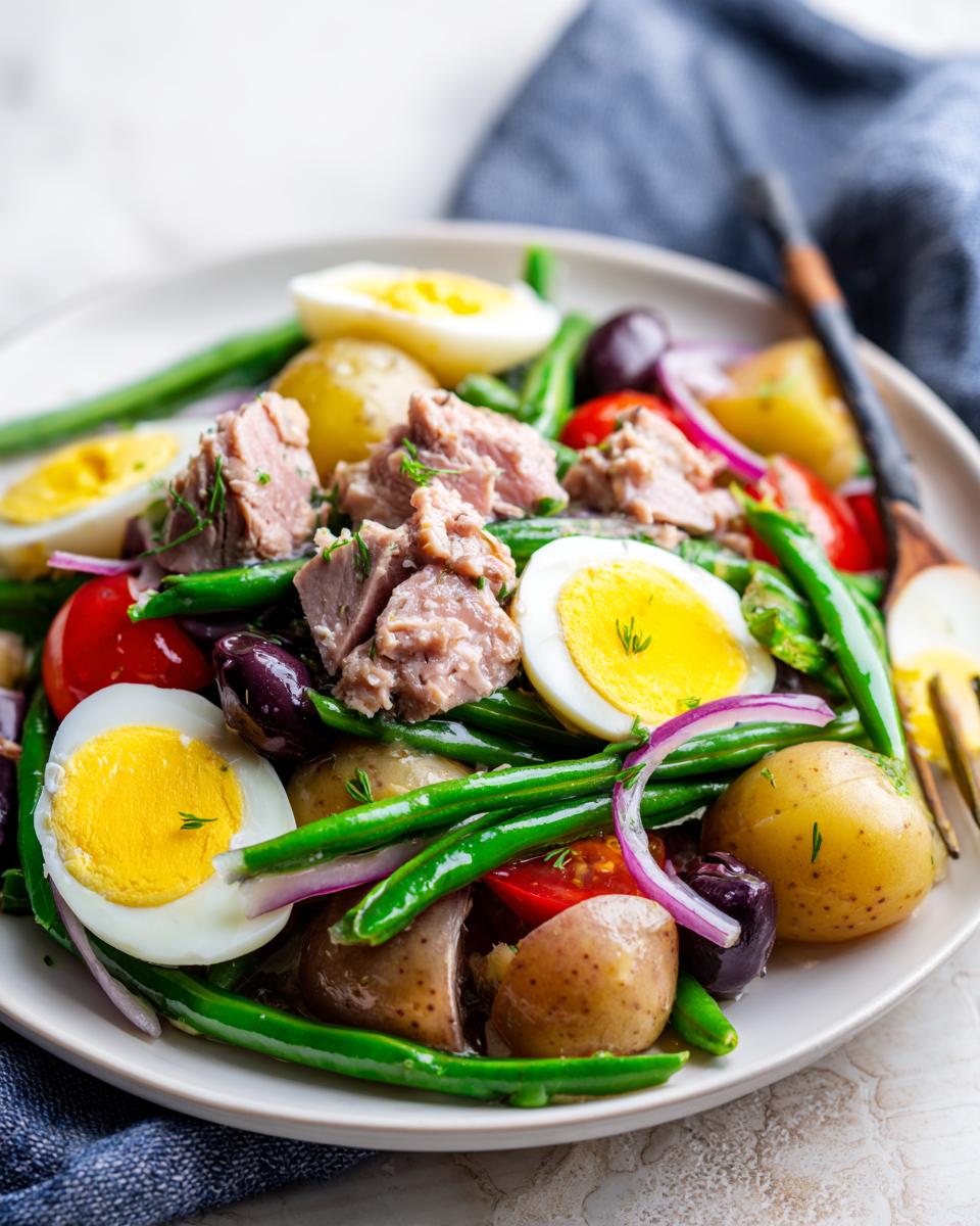 Tuna Nicoise Salad - detail 2