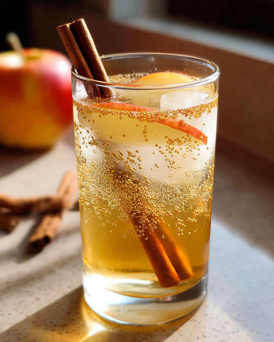 apple cider mocktail recipe - detail 1