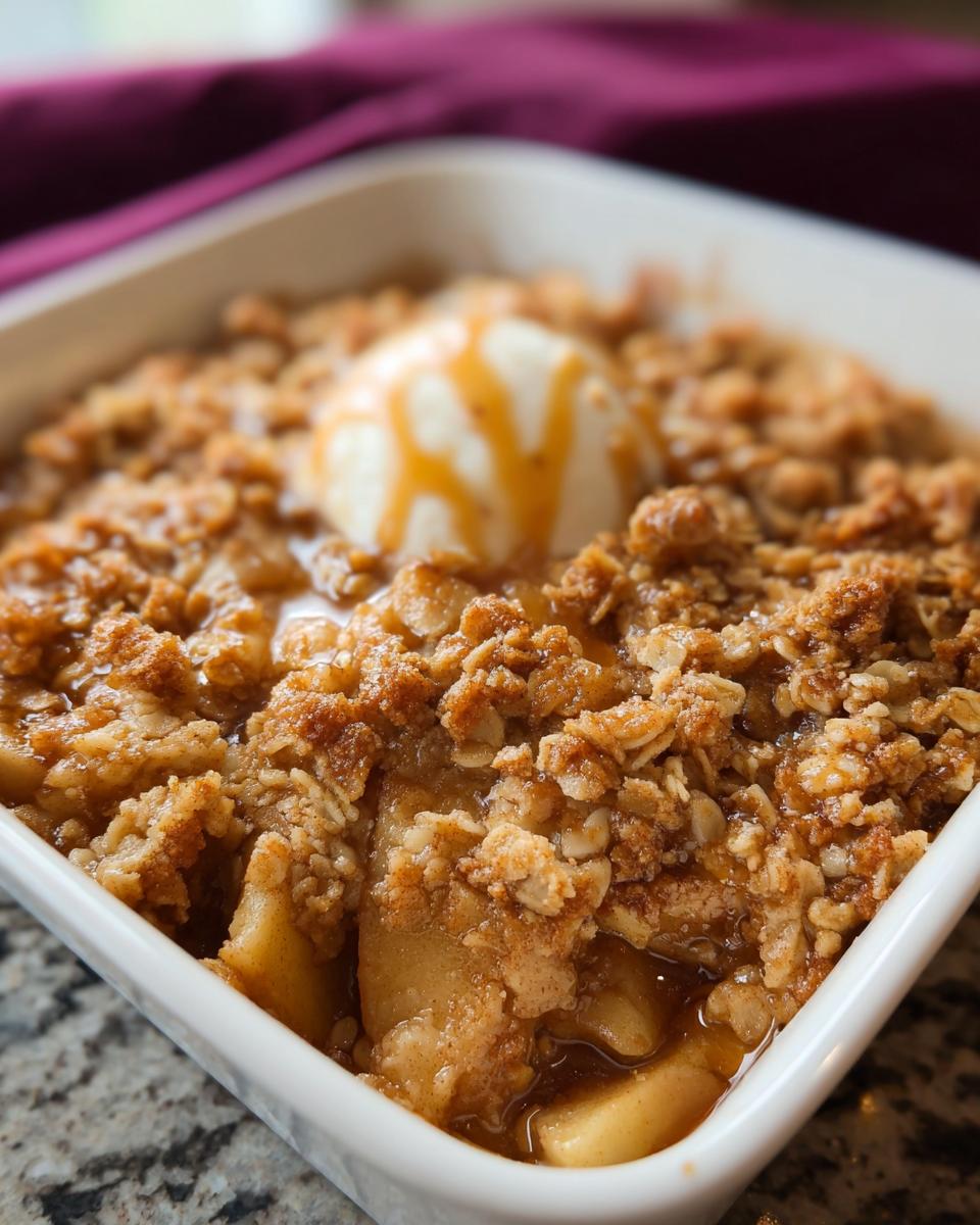 apple crisp recipe - detail 1