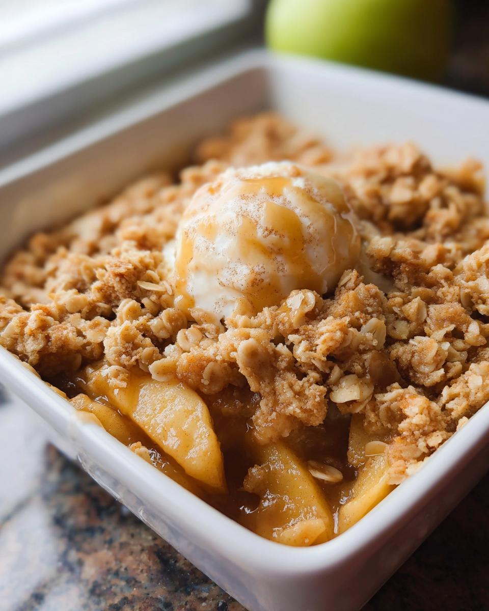 apple crisp recipe - detail 2