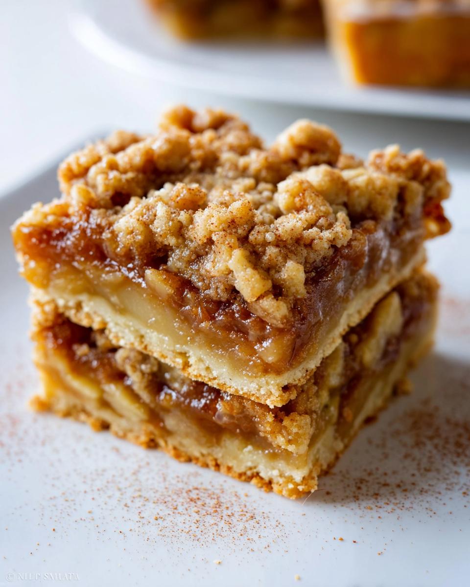 apple pie bars recipe - detail 1