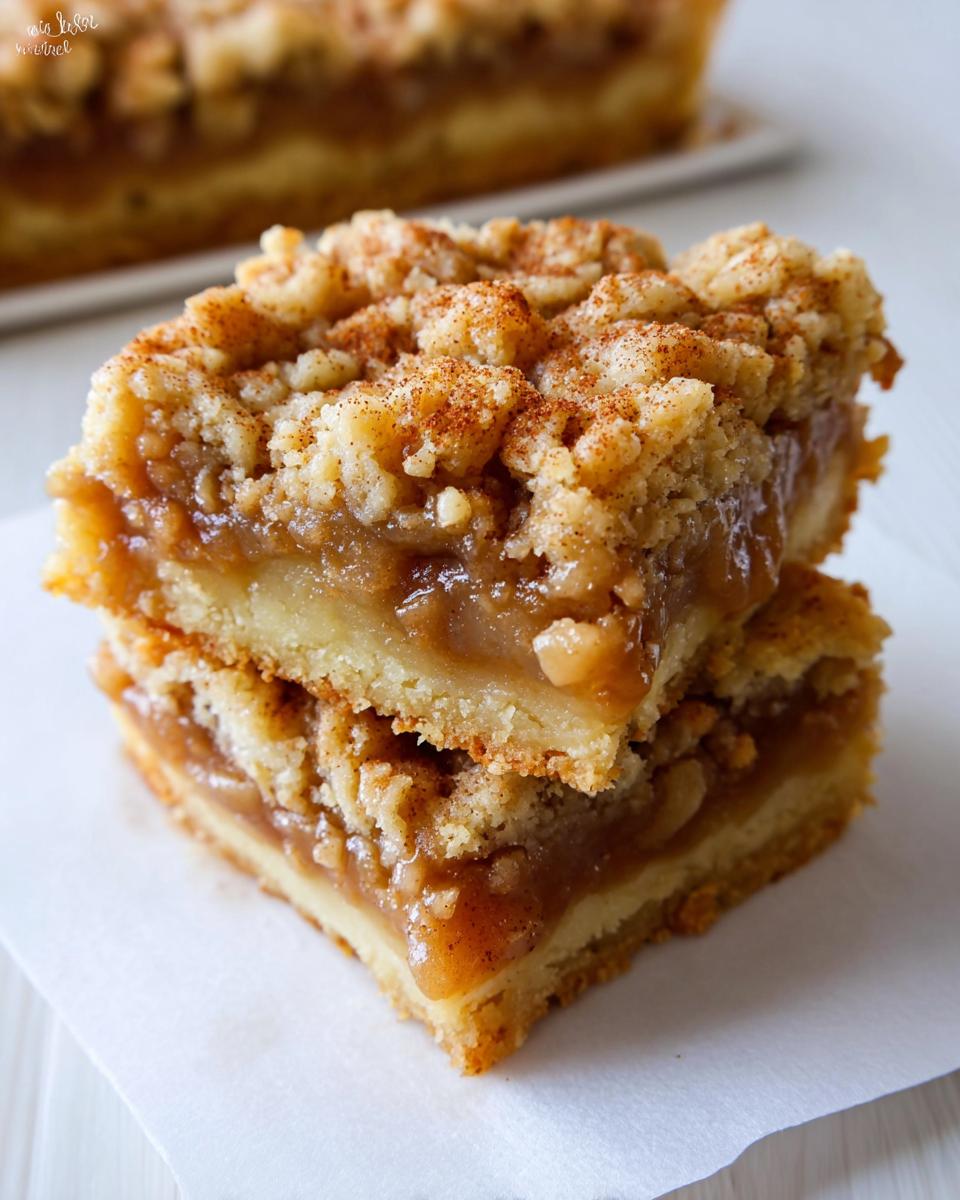 apple pie bars recipe - detail 2