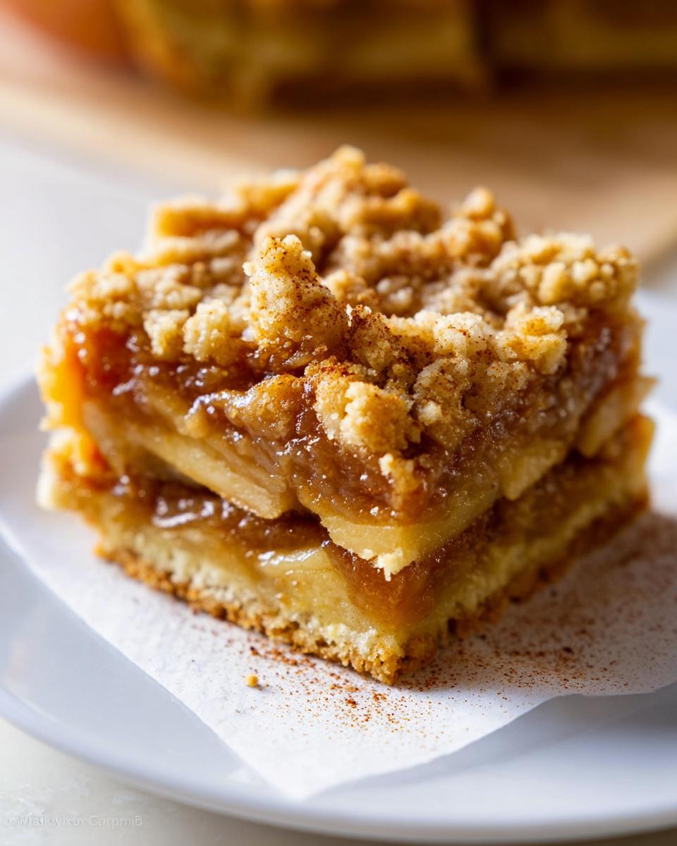 apple pie bars recipe - detail 3