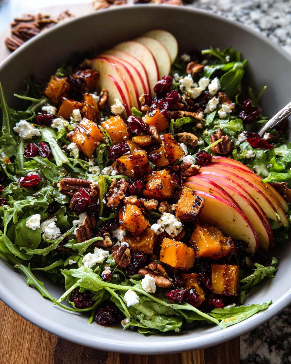autumn harvest salad recipe - detail 3