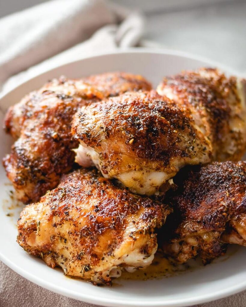 baked chicken thighs recipe