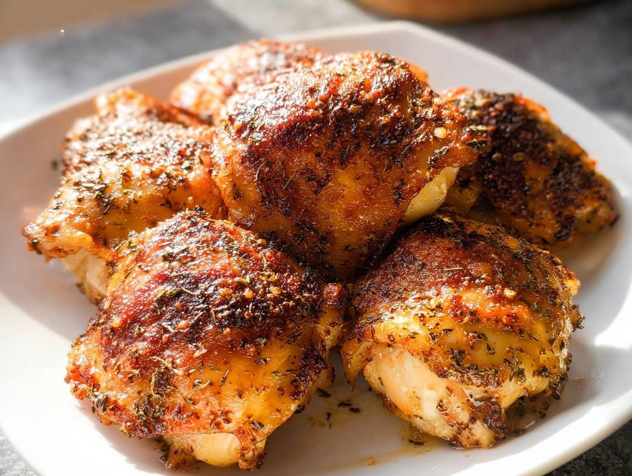 Juicy Baked Chicken Thighs Recipe in Just 35 Minutes